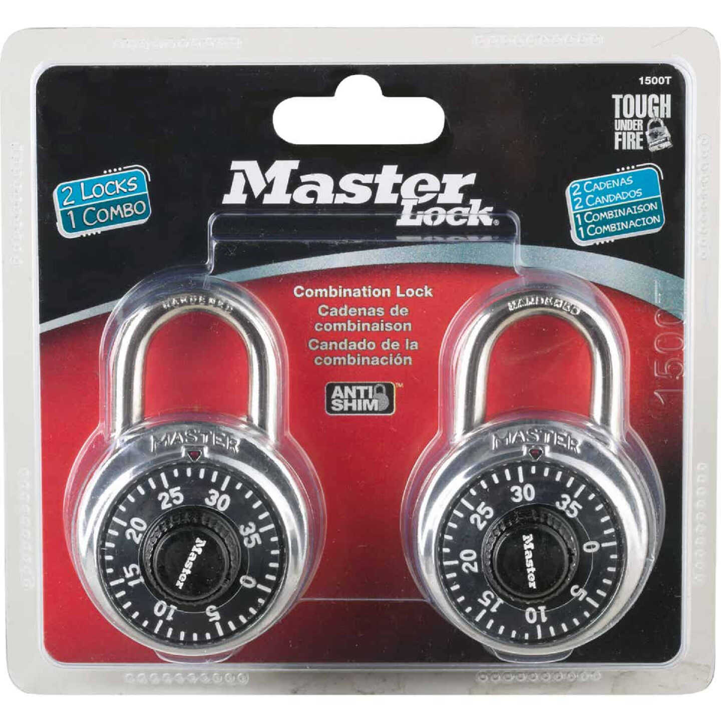 master combination lock inside