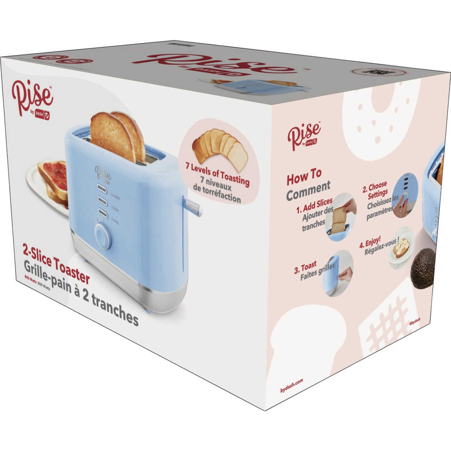 Rise by Dash 2-Slice Toaster - Henery Hardware